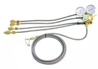 4-Bottle Oxygen Regulator System
