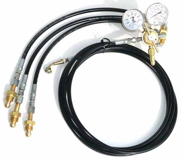 3-Bottle Nitrogen Low Pressure Regulator System