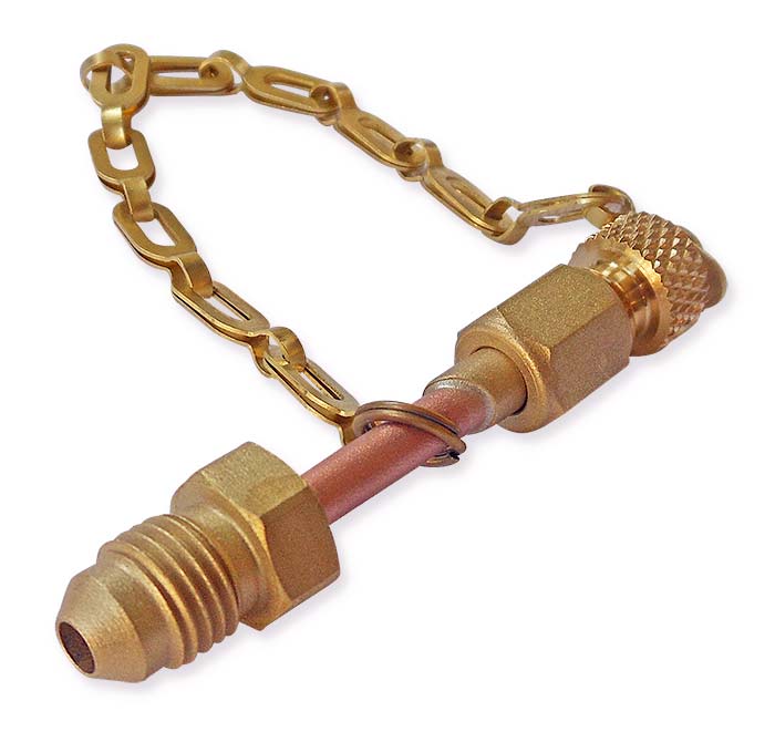 Oxygen Charge Adapter w/ Dust Cap, 1" (JIC)