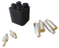 2/0 AC GPU Connector Plug Contact Kit, 400Hz 6-Pole Female