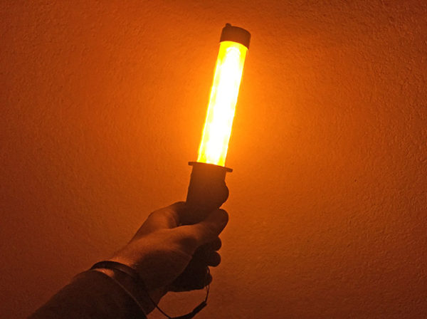 AERO Yellow LED Lighted Safety Marshalling Wand - Image 6