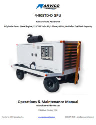 Arvico-Tronair 4-90STD-D GPU Manual