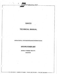 Davco 7028-TVC Magnum GPU Manual