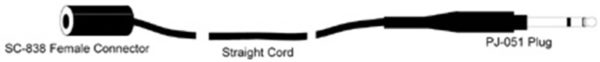 David Clark C31-26 Coiled Extension Cord, 26-Feet