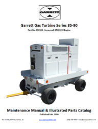 Libby-Garrett 85-90 Aircraft Air Start Unit (ASU) Manual