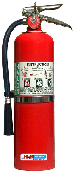 H3R B371 Halon 1211 Fire Extinguisher, 13 lbs.