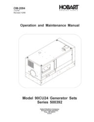 Hobart 90CU24 90 kVA GPU Manual