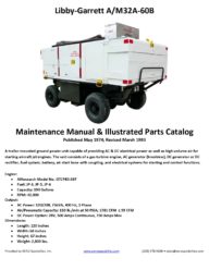 Libby-Garrett A/M32A-60B Aircraft Air Start Manual