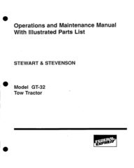Stewart & Stevenson GT-32 Pushback Tractor Manual