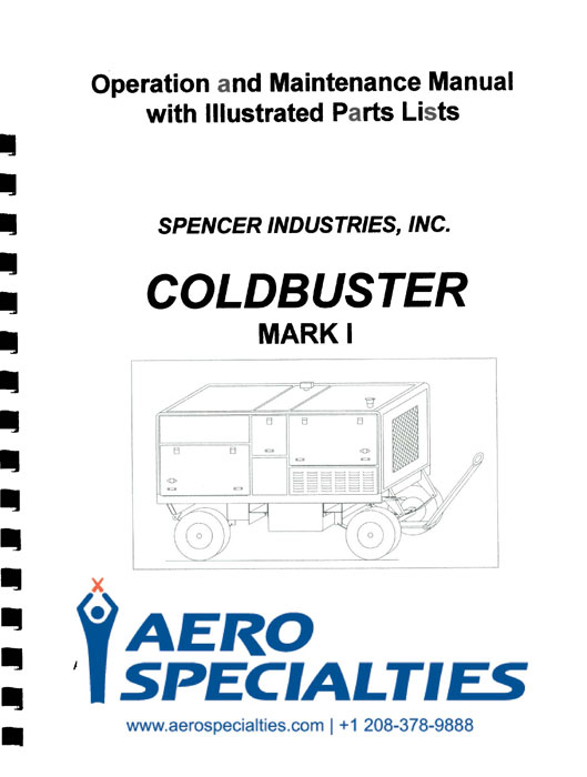 Spencer S-5500 Coldbuster Mark I Heater Manual