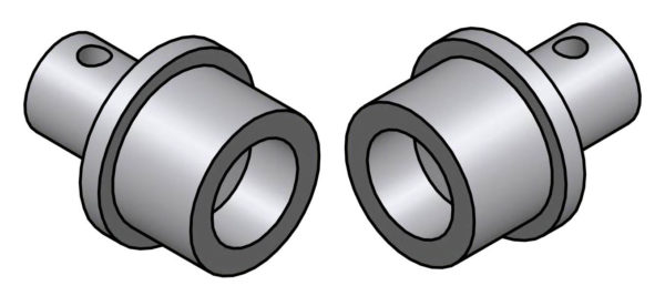 Piper Aerostar 600/601/602 & 700P Adapter Set for 34R, 34B, 5R & 5B Universal Towbars