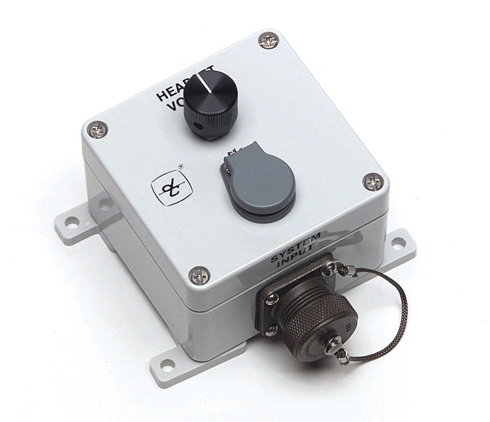 David Clark U3801 Single Headset Intercom Station