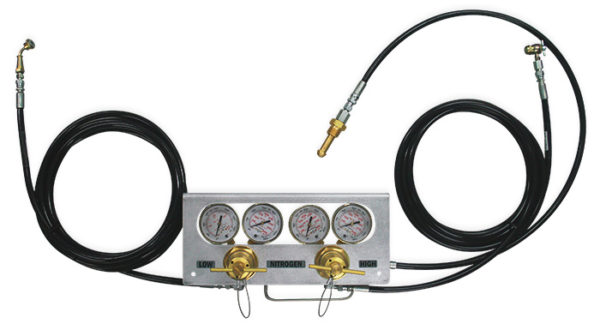 1-Bottle Nitrogen Low/High Pressure Regulator System