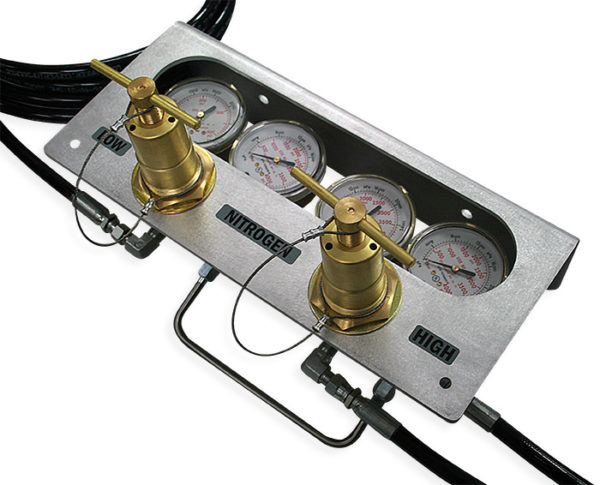 1-Bottle Nitrogen Low/High Pressure Regulator System - Image 2