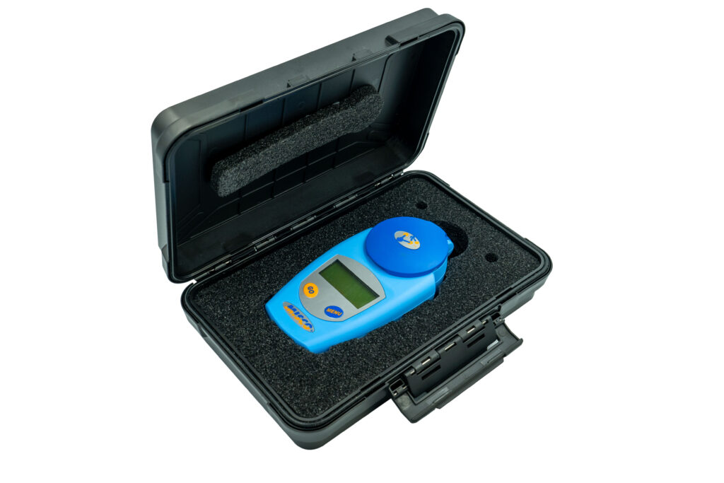 Rugged Proof-Case, Palm Abbe Fluid Refractometer
