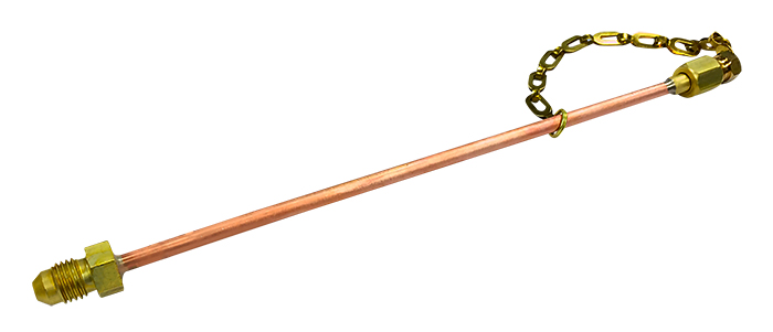 Oxygen Charge Adapter - 8" JIC