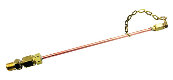 Oxygen Charge Combo Adapter, 8" Bendable