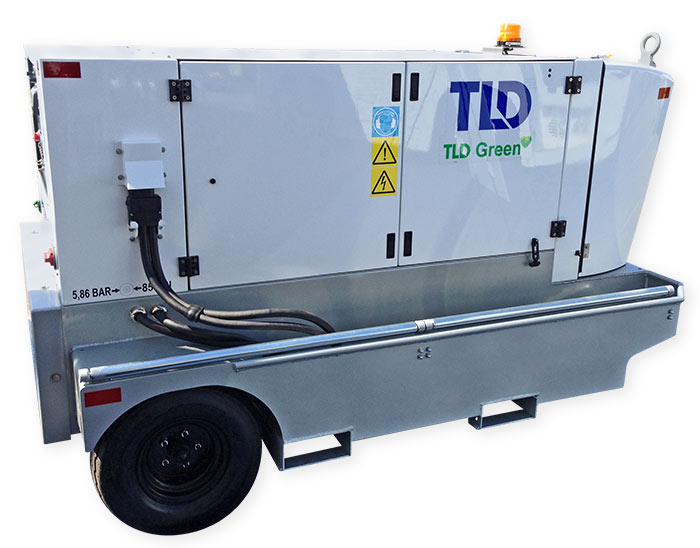 TLD GPU-406-E-CUP 60 kVA AC & 28VDC Diesel Aircraft Ground