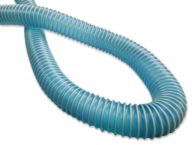 Lavatory Hose, Translucent Blue Urethane, 4-Inch x 20-Feet