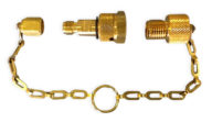 Oxygen Charge-Transfill Adapter, Scott (FM) Nipple to AN-800 (M) Socket