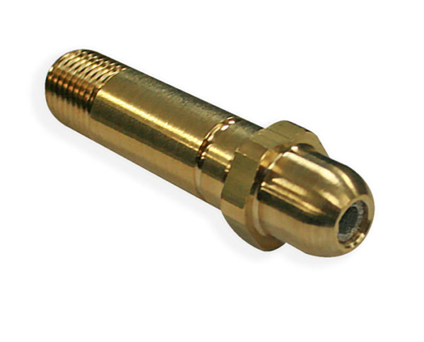 CGA 540 O2 Bottle Mounting Nipple, Brass