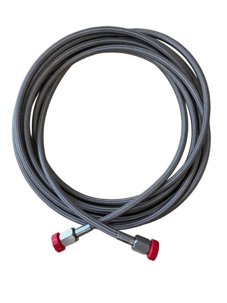 Replacement Oxygen Hose, JIC Fitting (2, 4, 6, 15, 25, 35 ft. lengths)