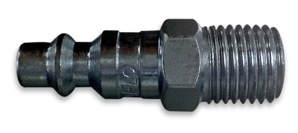 Air Nipple, -4 Male NPT x -4 Male QD