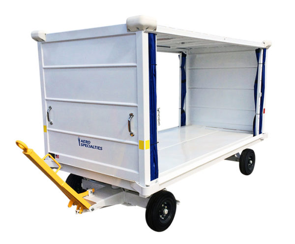 AERO 5' x 10' Closed Baggage Cart - Image 2