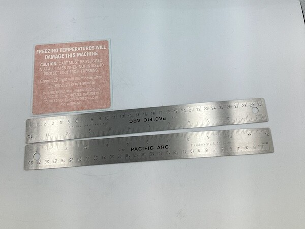 Decal, Freezing Temps Will Damage Machine, 4" x 3.75" - Image 2