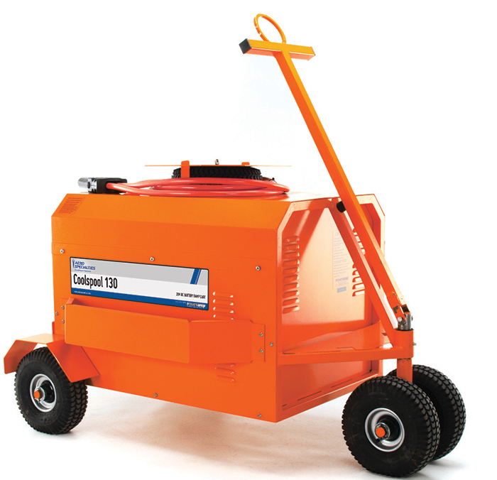 AERO Specialties Coolspool 130 & 260 28V DC Battery Ramp Cart