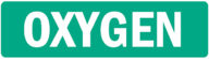 Decal, O2N2, OXYGEN, 5.5" x 1.5"
