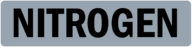 Decal, O2N2, NITROGEN, 6.25" x 1.5"