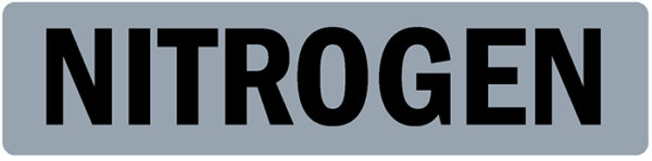 Decal, O2N2, NITROGEN, 6.25" x 1.5"