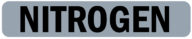 Decal, O2N2, NITROGEN, 2.5" x .5"
