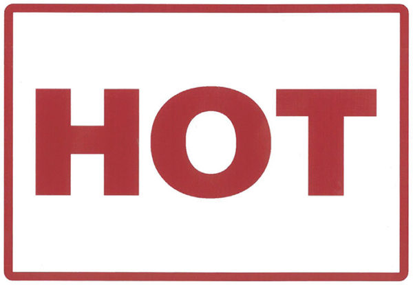 Decal, JetGo, HOT, 5" x 3.5"