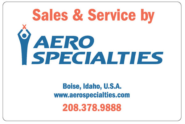 Decal, L&W, Sales and Service by Specialties, 5.25" x 3.5"