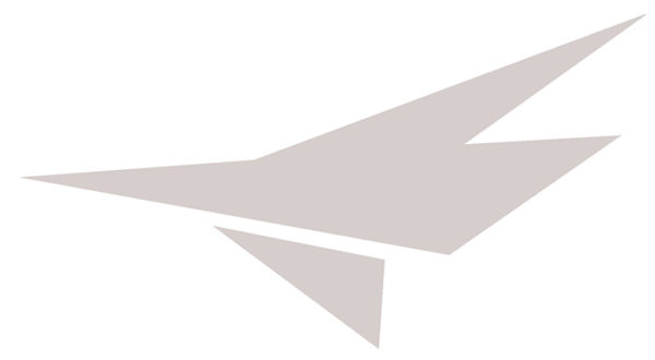 Decal, JetGo, Big White Airplane (left side), 9.125" x 5"