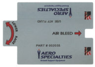 Decal, RX Bar Bleed Valve With Logo, 8.5" x 6"