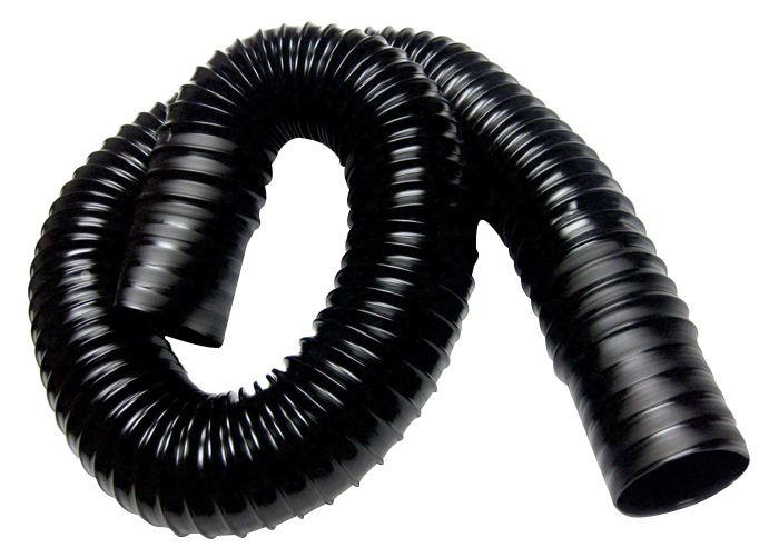 Lavatory Truck Vacuum Hose, Black Urethane, 4-Inch x 15-Feet