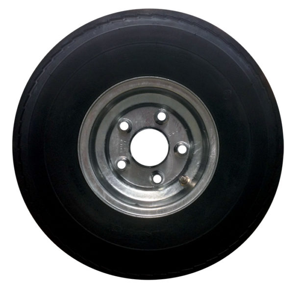 Wheel & Tire Assembly for AERO Service Carts, Galvanized (5 Lug)