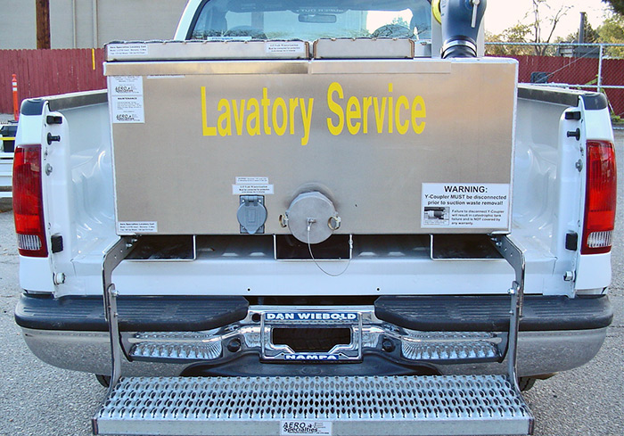AERO LC270E-LST Aircraft Lavatory Service Truck (Refurbished) – AERO  Specialties