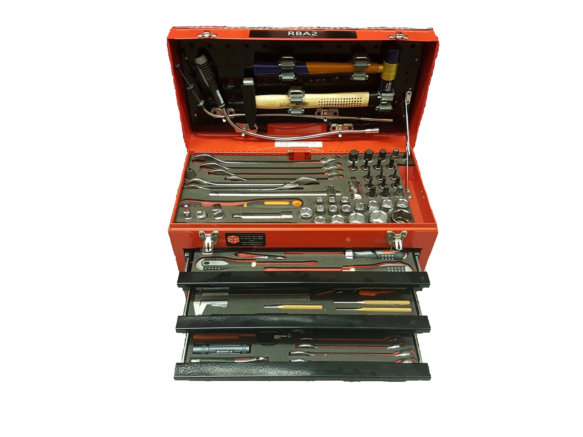 RBI9500T Mechanic Hand Carry Tool Kit– Imperial (SAE / Standard) Kit,  includes 160 Tools - Priceless Aviation Products