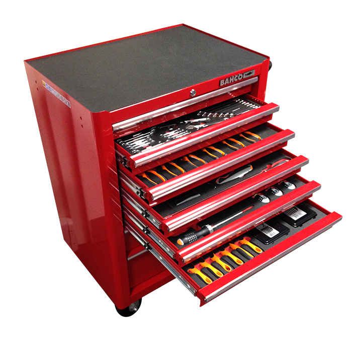 Red Box RBA6 Mechanic Workshop Tool Cabinet (287 Tools) (Metric