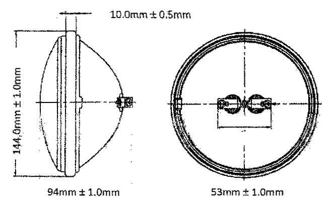 Source Lighting 4551 Aircraft Taxiing Light (250 Watts)