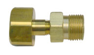 DIN-477 to CGA-540 Adapter, Aircraft Oxygen Service