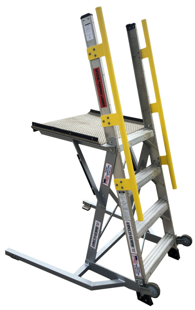 LNC Aircraft Engine Maintenance & Cleaning Platform, 42-44" Heights