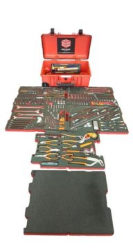 Work Shop Tool Box 672 x 310 x 195 Red Tool Chest 2 Drawers HTA102B Heavy