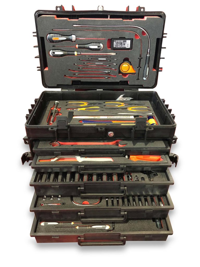 Red Box RBI9400TDR Aircraft Mechanic Hand Trolley Tool Case (Imperial ...