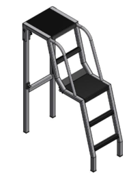 Liftsafe Cabin Interior Access Stand,  DF071553-01