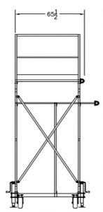 Liftsafe Fixed Height Aircraft Access Stand, DF101580-02